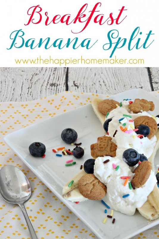 breakfast banana split