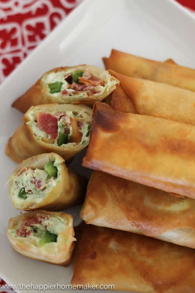 Bacon Jalapeño Popper Eggrolls