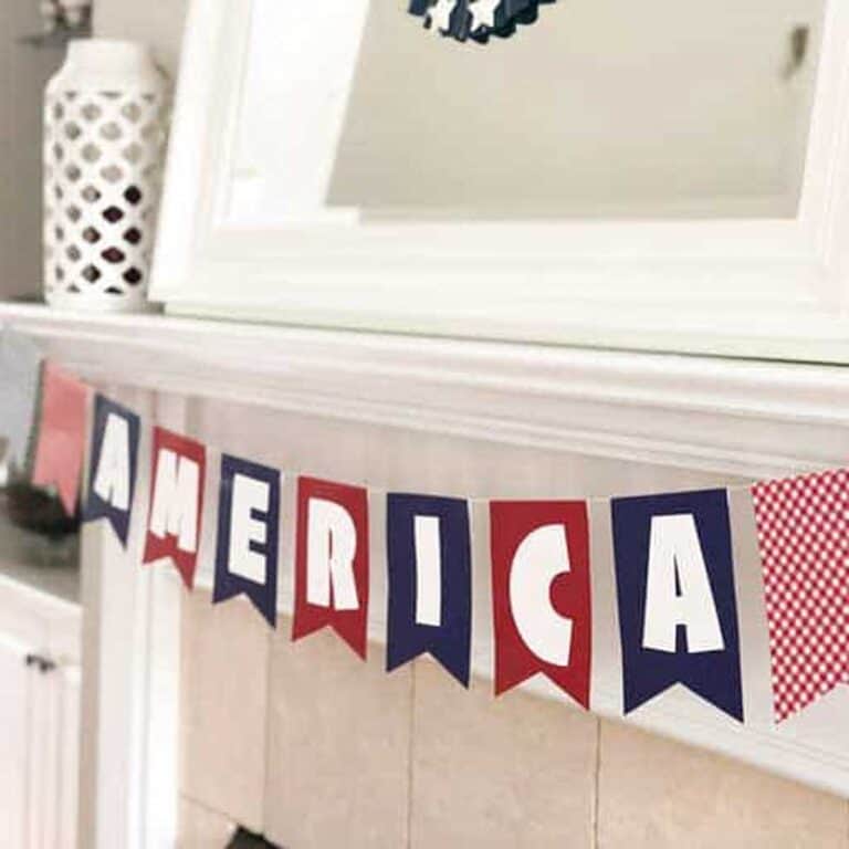 Free Printable Patriotic Banner