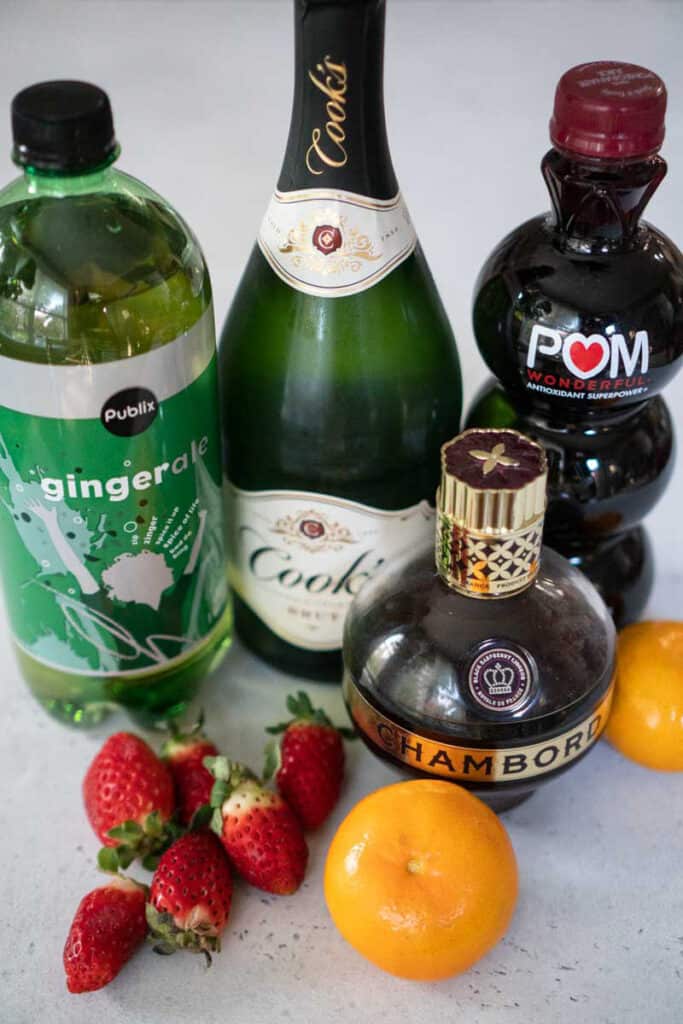 champagne punch ingredients