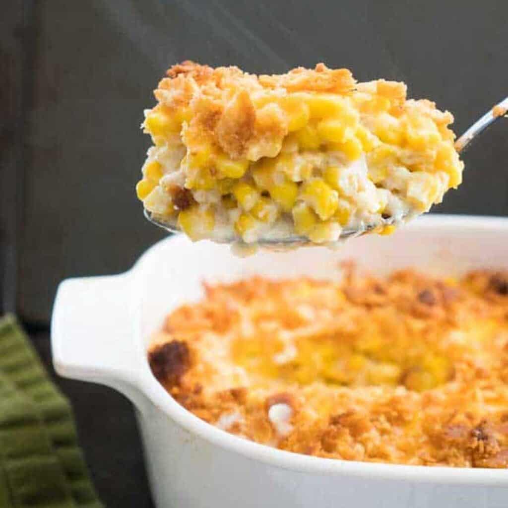 spoon full of corn casserole