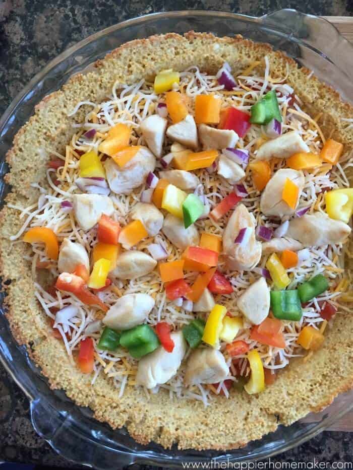 Chopped At Home: Mexican Pizza on a Couscous Pizza Crust!