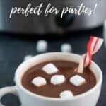 slow cooker hot chocolate