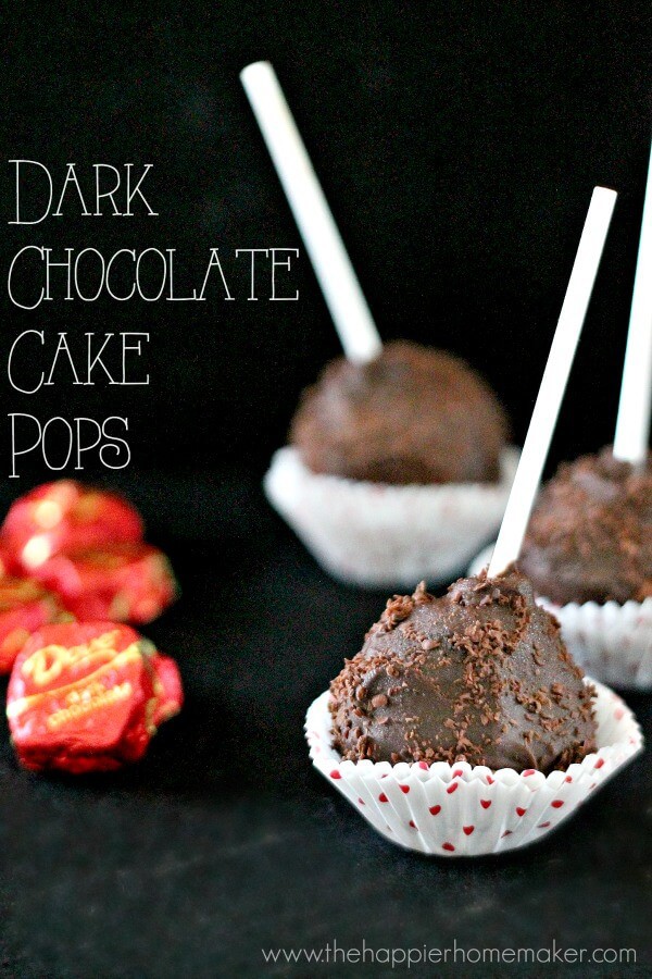 Dark Chocolate Cake Pops