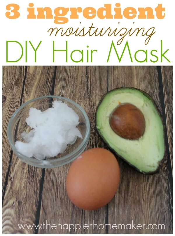 Easy 3 Ingredient DIY Moisturizing Hair Mask