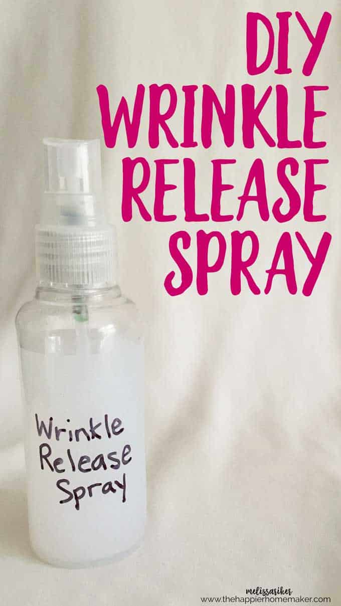 DIY Wrinkle Release Spray