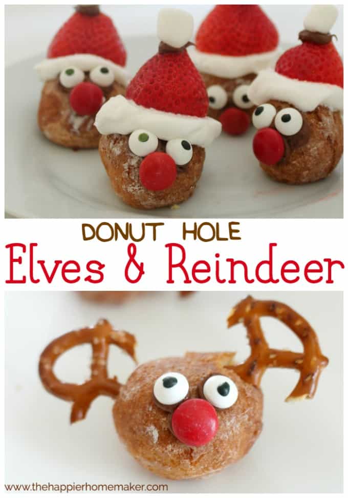 Donut Hole Reindeer & Elves