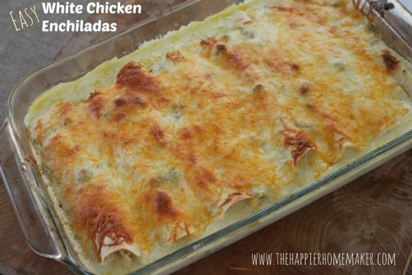 easy white chicken enchiladas