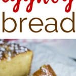Easy Eggnog Bread is a classic quickbread recipe with a fun holiday twist! Moist, flavorful and always a hit!