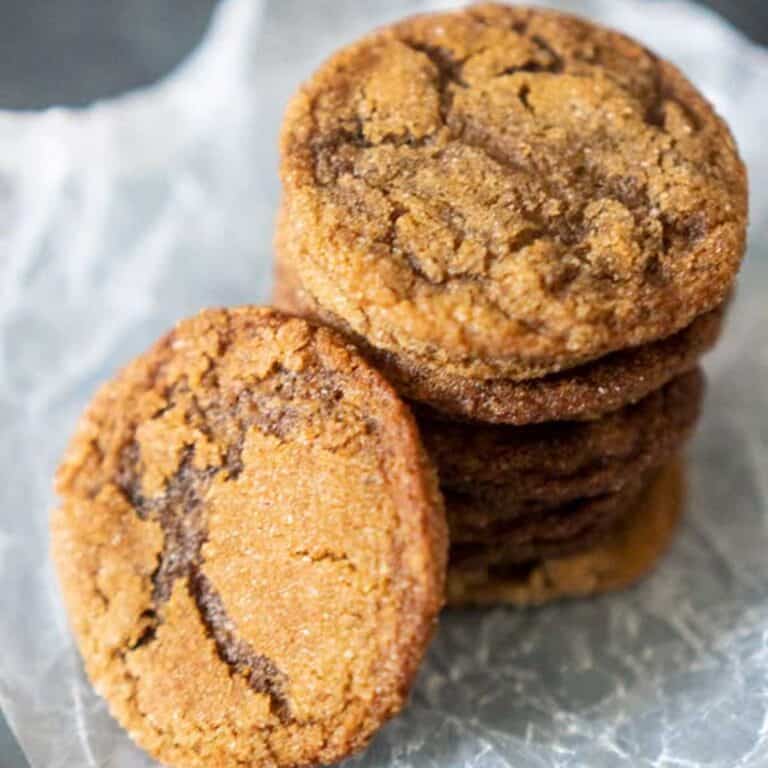 Homemade Gingersnap Cookie Recipe