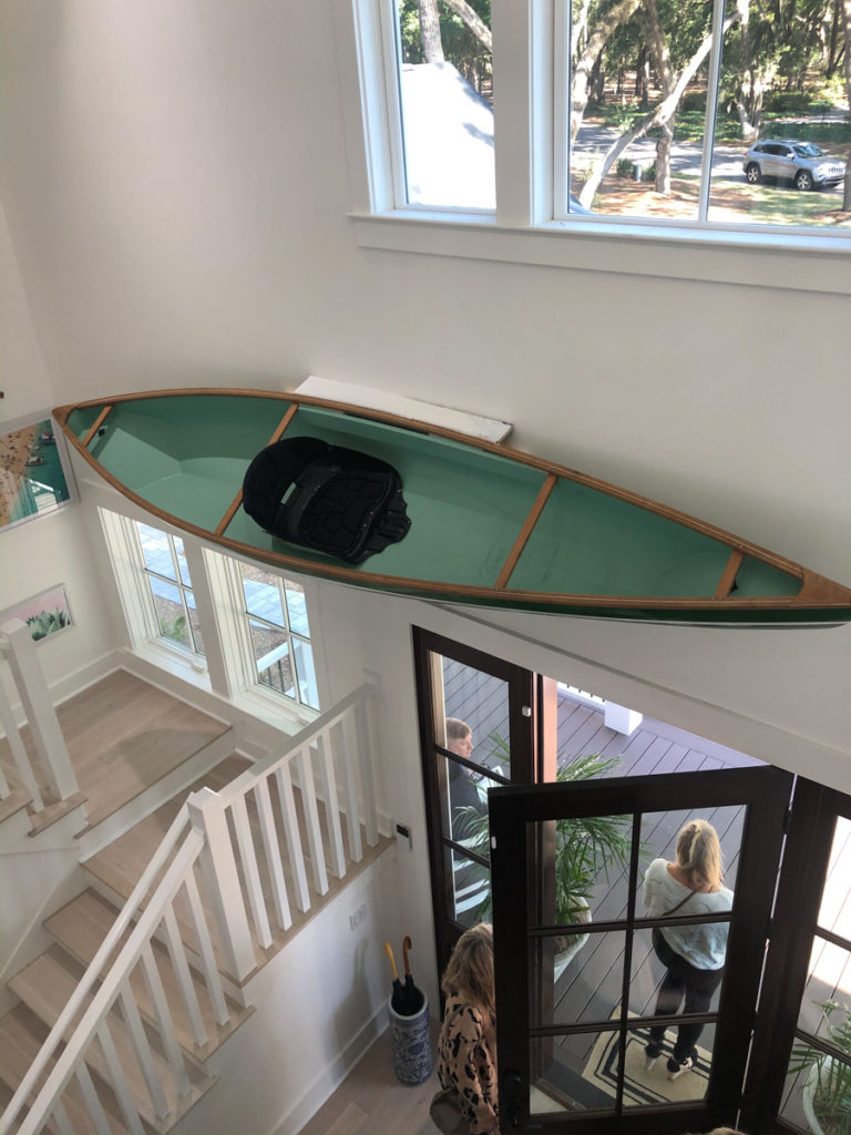 HGTV Dream Home kayak on wall