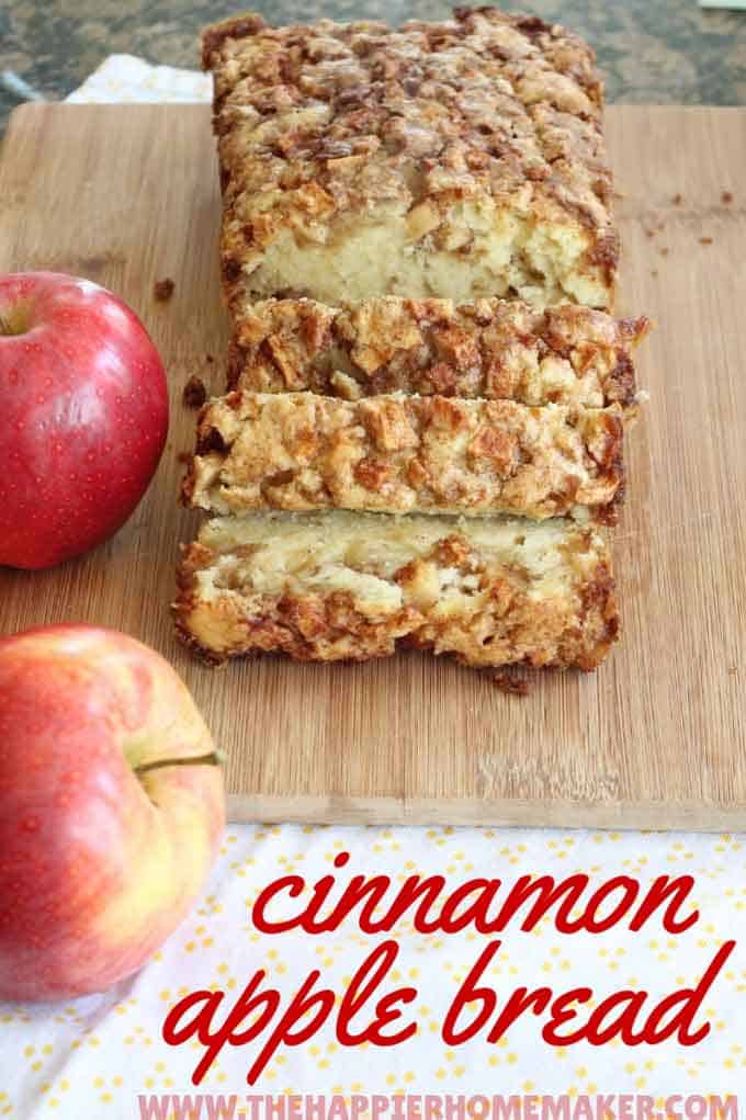 homemade cinnamon apple bread recipe