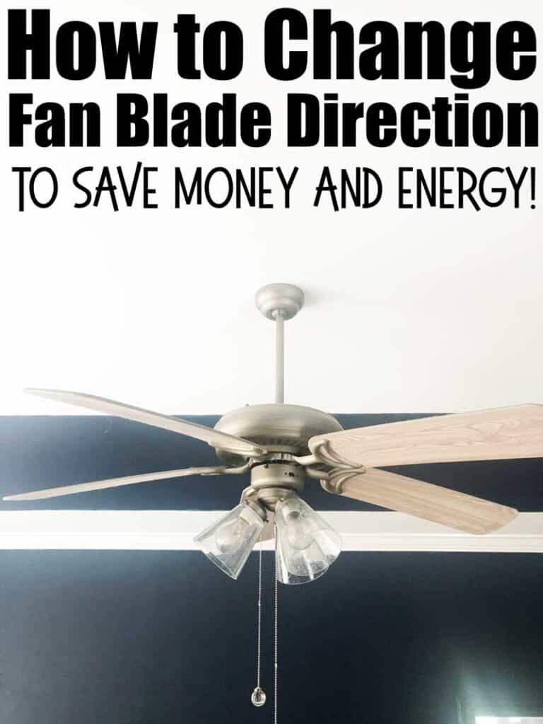 Change Your Ceiling Fan Direction To Save Money & Energy