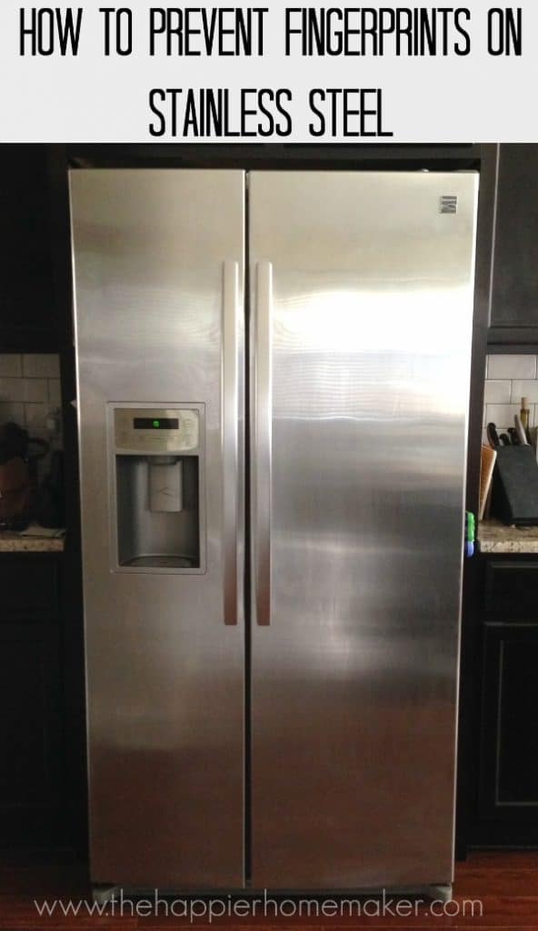 stainless steel fridge