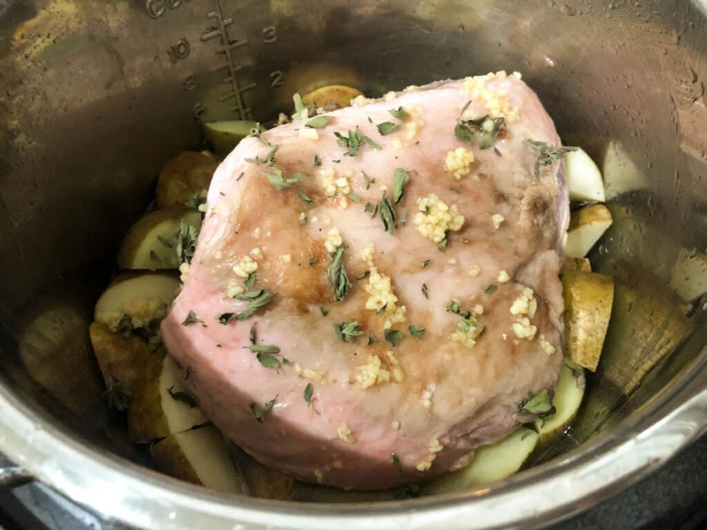 raw leg of lamb in instant pot