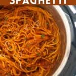 instant pot spaghetti