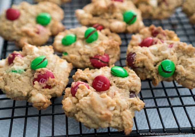 Loaded Chocolate Chip M&M Cookies