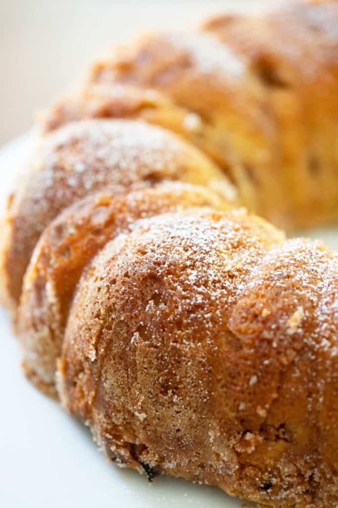 bundt cake close up