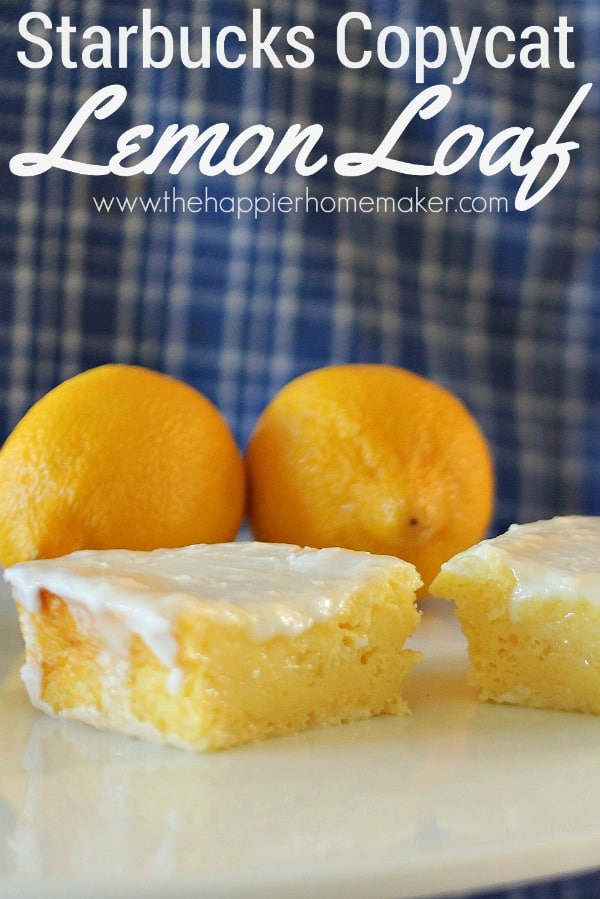 Cake Mix Lemon Loaf (Starbucks Copycat)