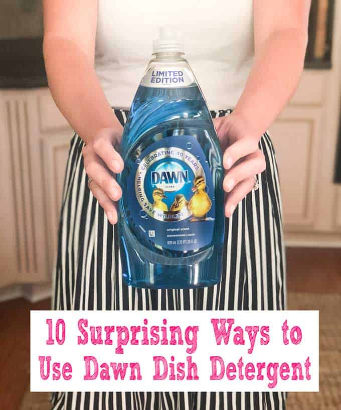 holding dawn dish detergent ways to use