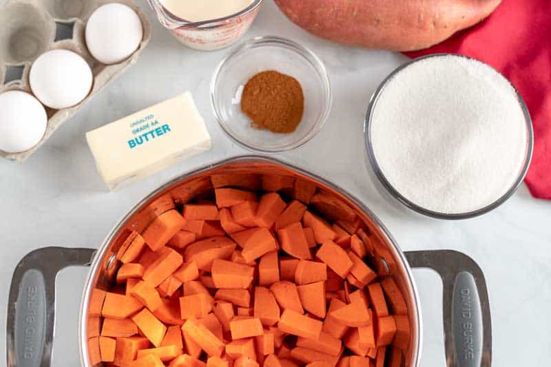 old fashioned sweet potato pie ingredients