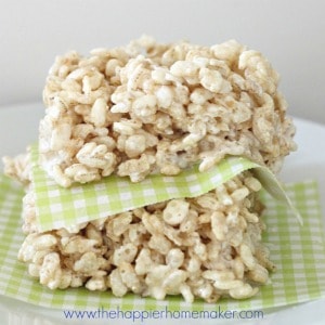 Perfect Rice Krispie Treats (it’s all about the Secret Ingredients!)