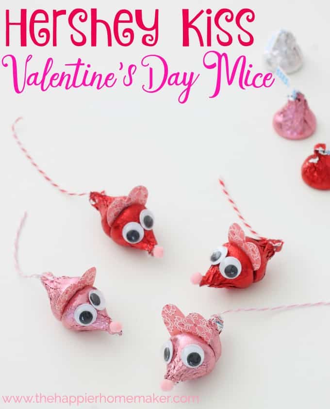 Valentine’s Day Hershey Kiss Mice