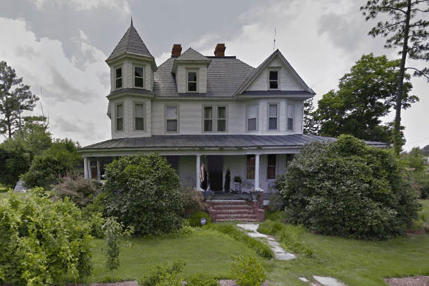old white victorian house in Virginia